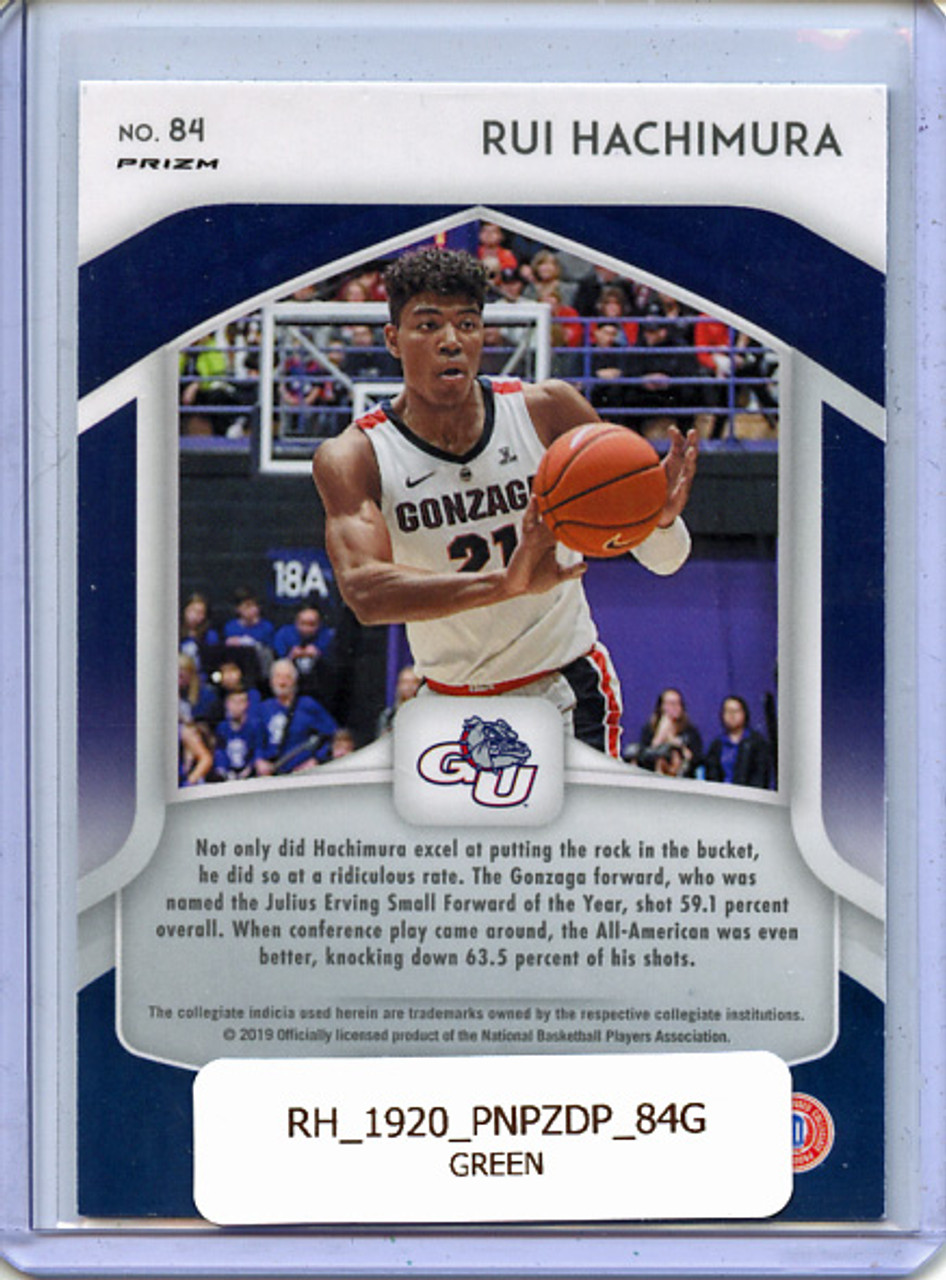 Rui Hachimura 2019-20 Prizm Draft Picks #84 All-Americans Green