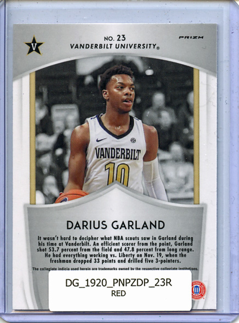 Darius Garland 2019-20 Prizm Draft Picks #23 Crusade Red