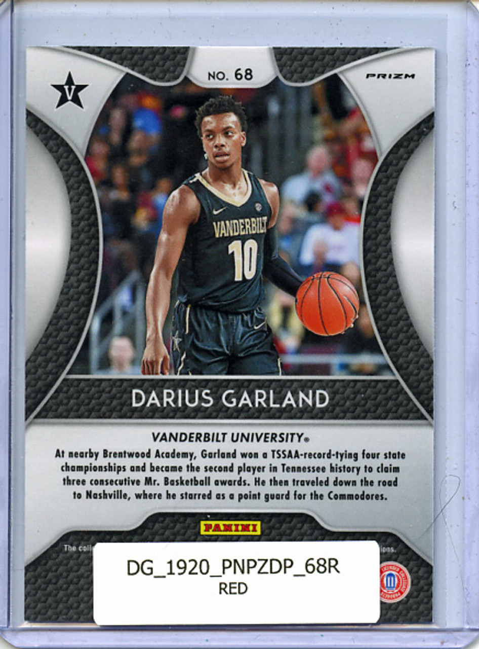 Darius Garland 2019-20 Prizm Draft Picks #68 Red