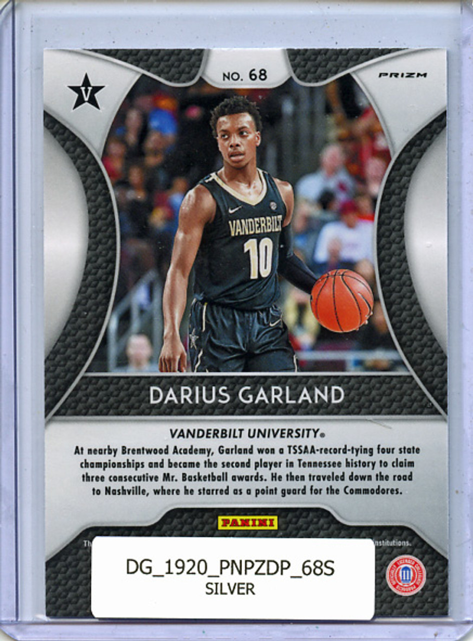 Darius Garland 2019-20 Prizm Draft Picks #68 Silver
