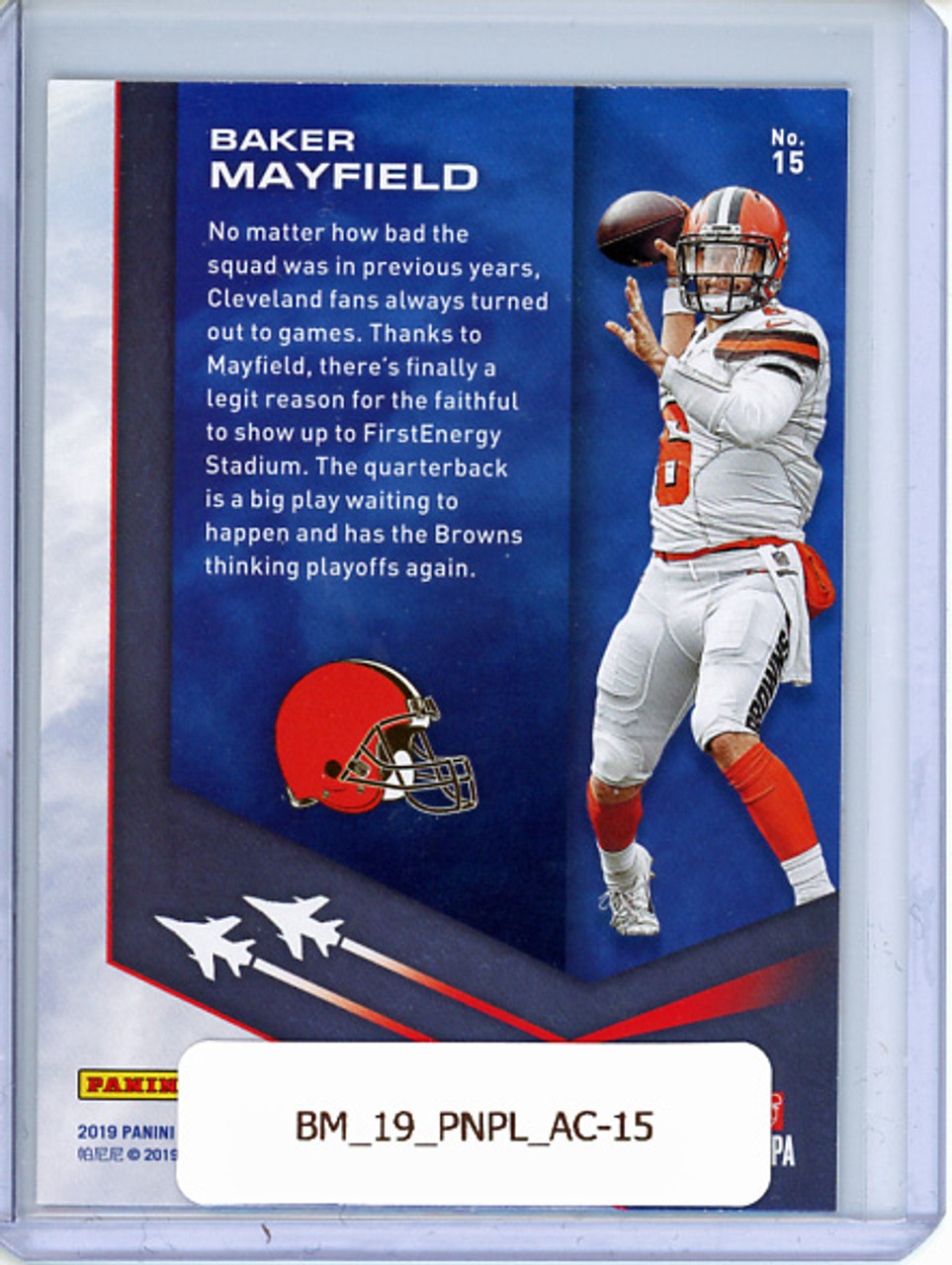 Baker Mayfield 2019 Playoff, Air Command #15