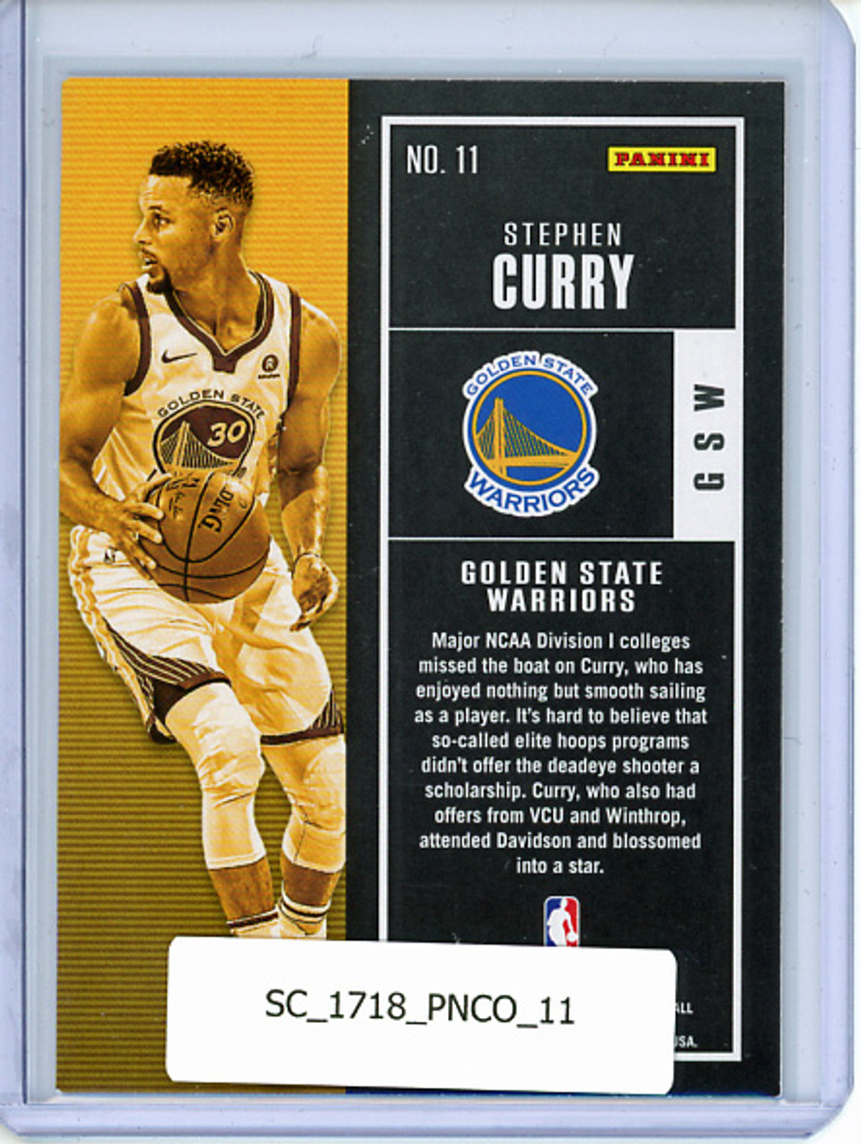 Stephen Curry 2017-18 Contenders #11