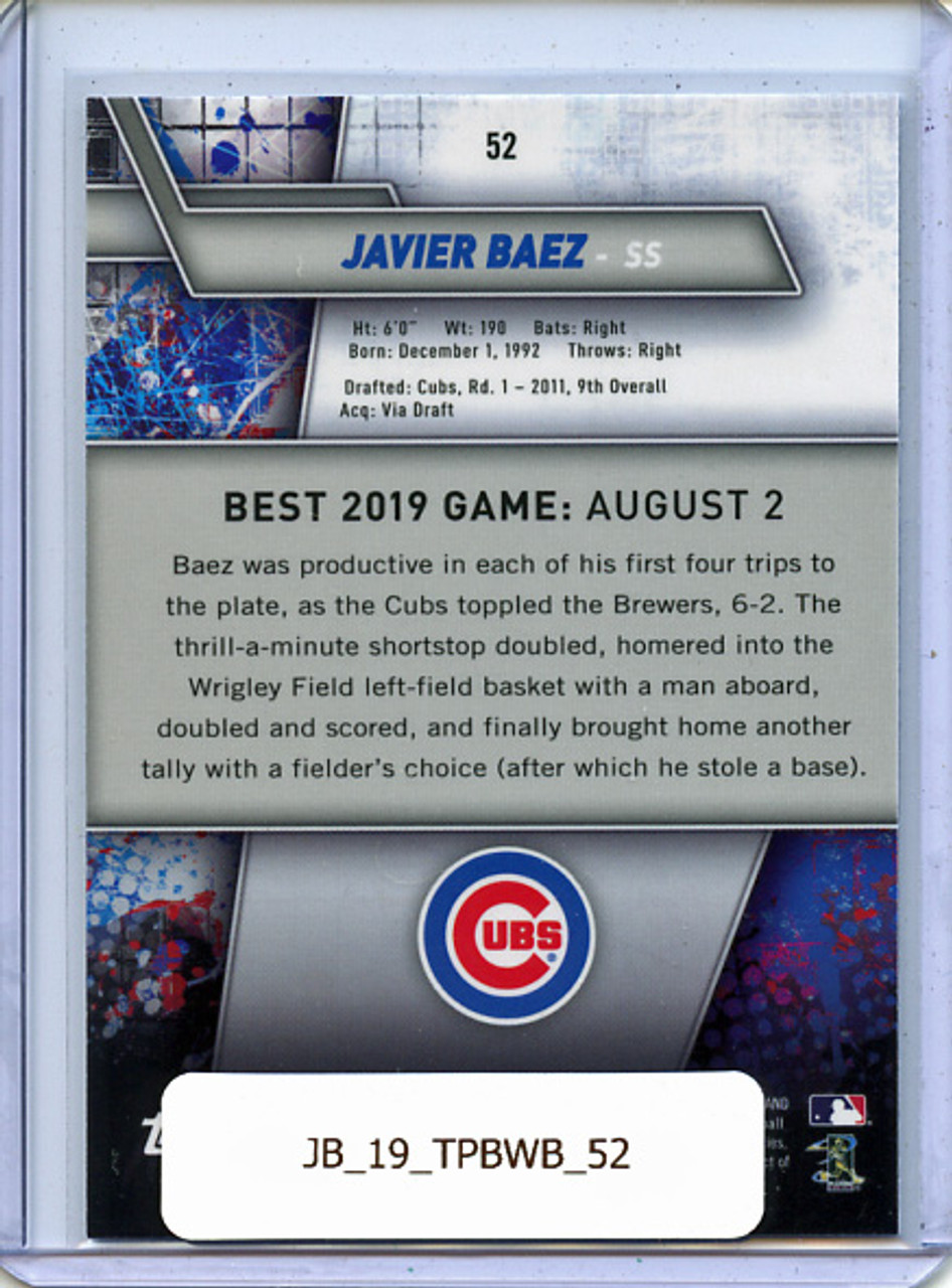 Javier Baez 2019 Bowman's Best #52