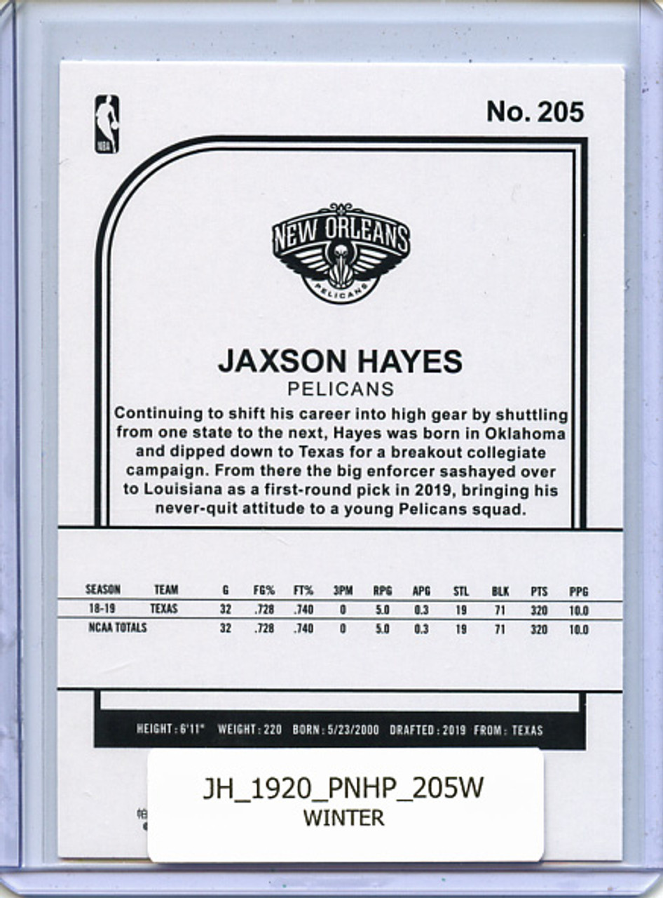 Jaxson Hayes 2019-20 Hoops #205 Winter