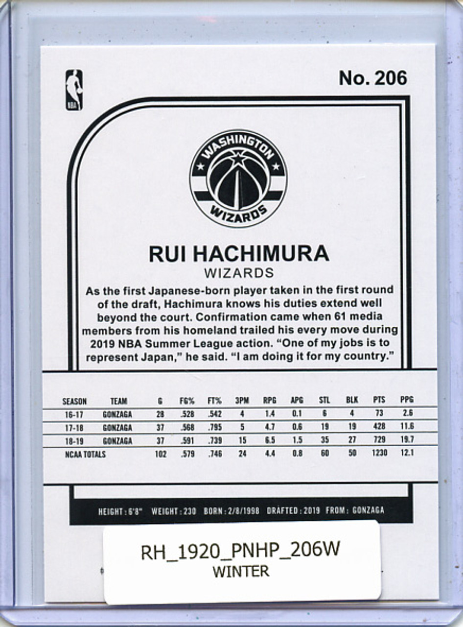 Rui Hachimura 2019-20 Hoops #206 Winter
