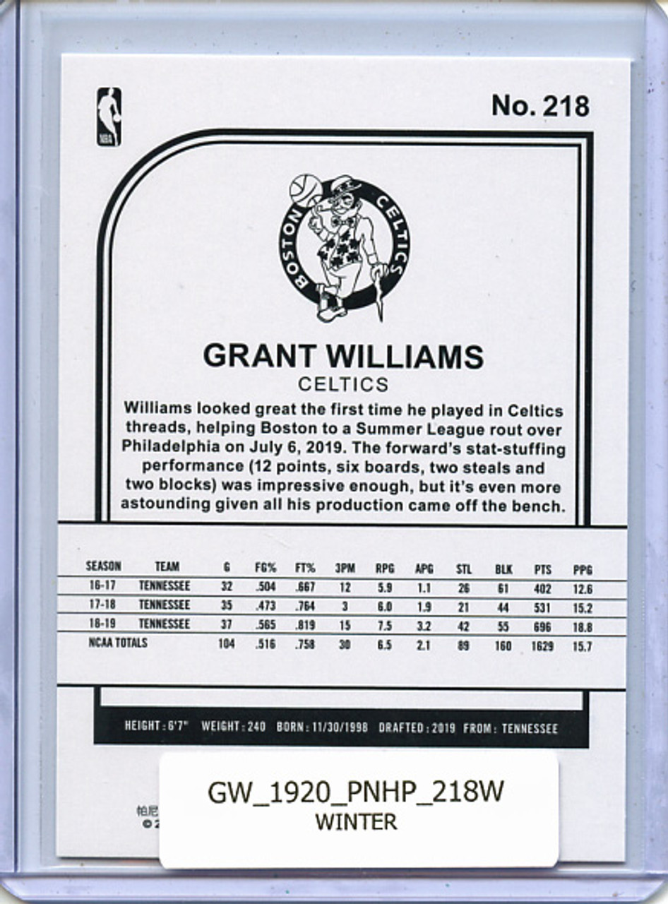 Grant Williams 2019-20 Hoops #218 Winter