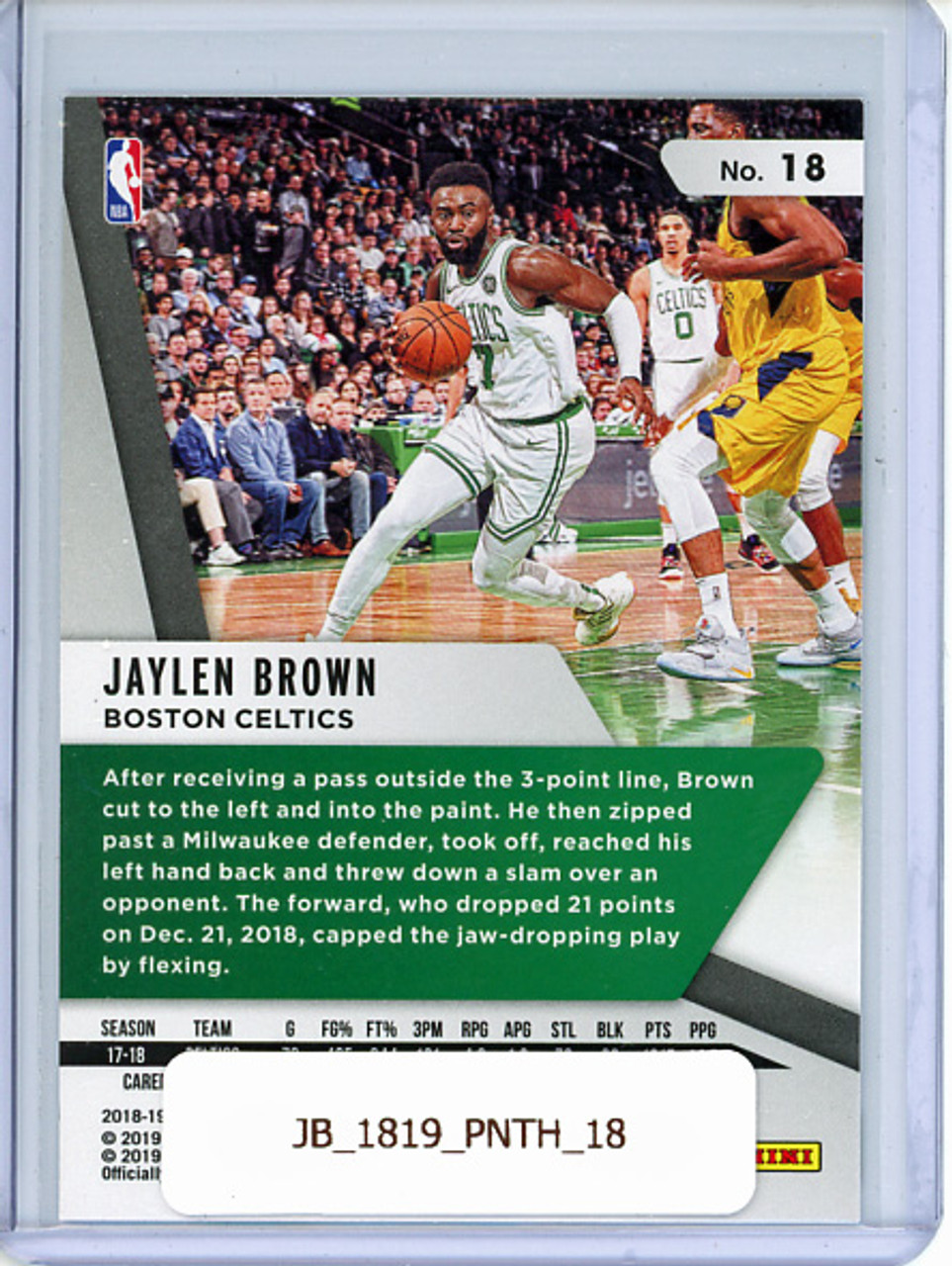 Jaylen Brown 2018-19 Threads #18