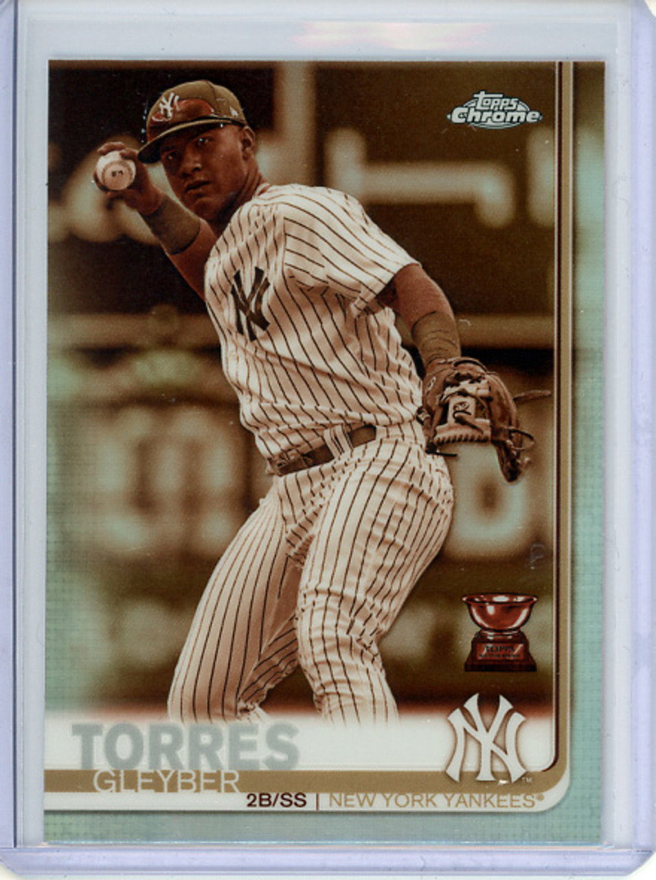 Gleyber Torres 2019 Topps Chrome #86 Sepia Refractors