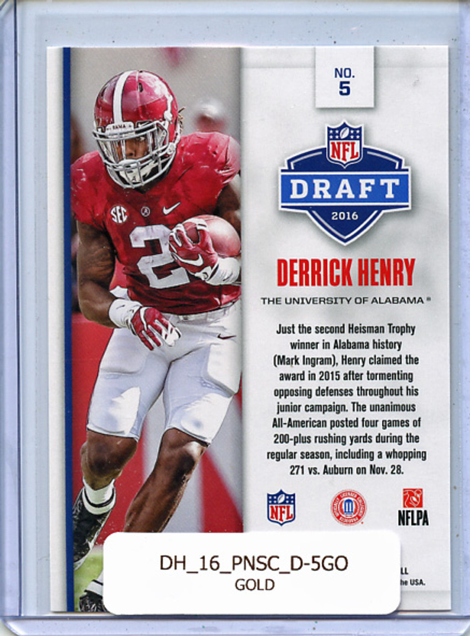 Derrick Henry 2016 Score, NFL Draft #5 Gold