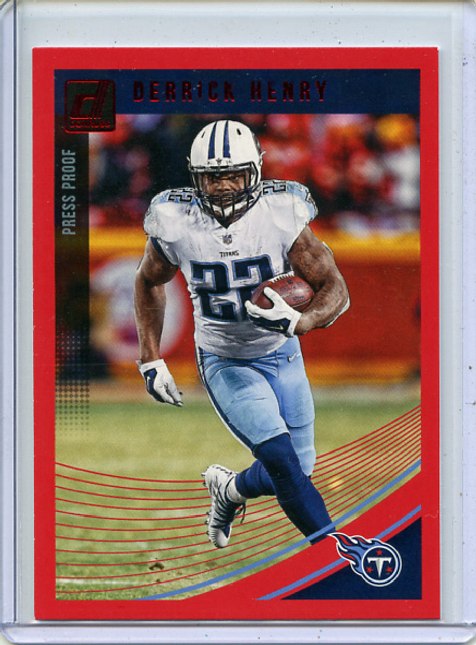 Derrick Henry 2018 Donruss #279 Press Proof Red