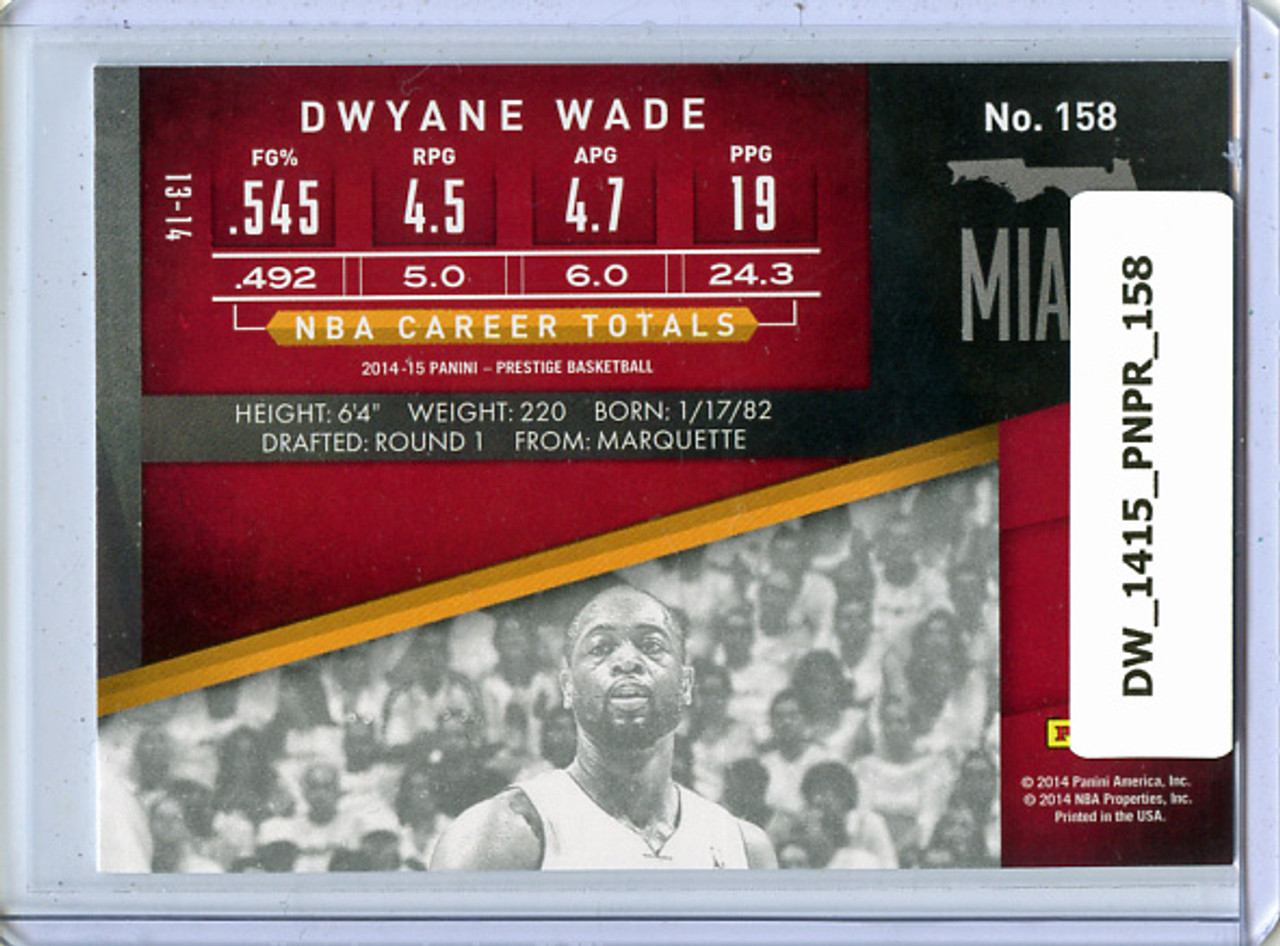 Dwyane Wade 2014-15 Prestige #158