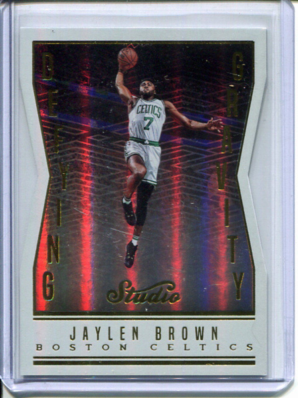 Jaylen Brown 2016-17 Studio, Defying Gravity Die Cut #DG-JB