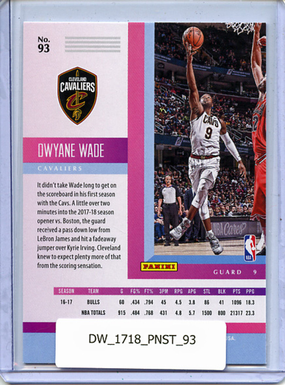 Dwyane Wade 2017-18 Status #93