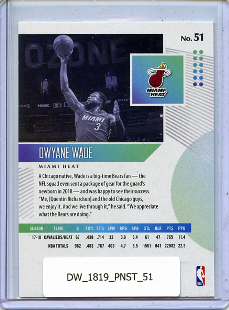 Dwyane Wade 2018-19 Status #51