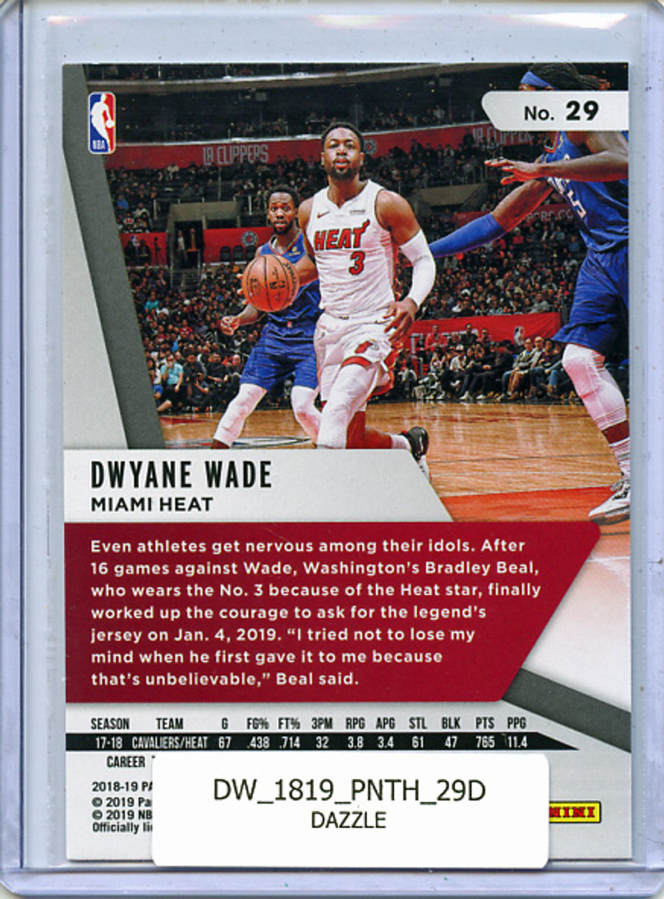 Dwyane Wade 2018-19 Threads #29 Dazzle