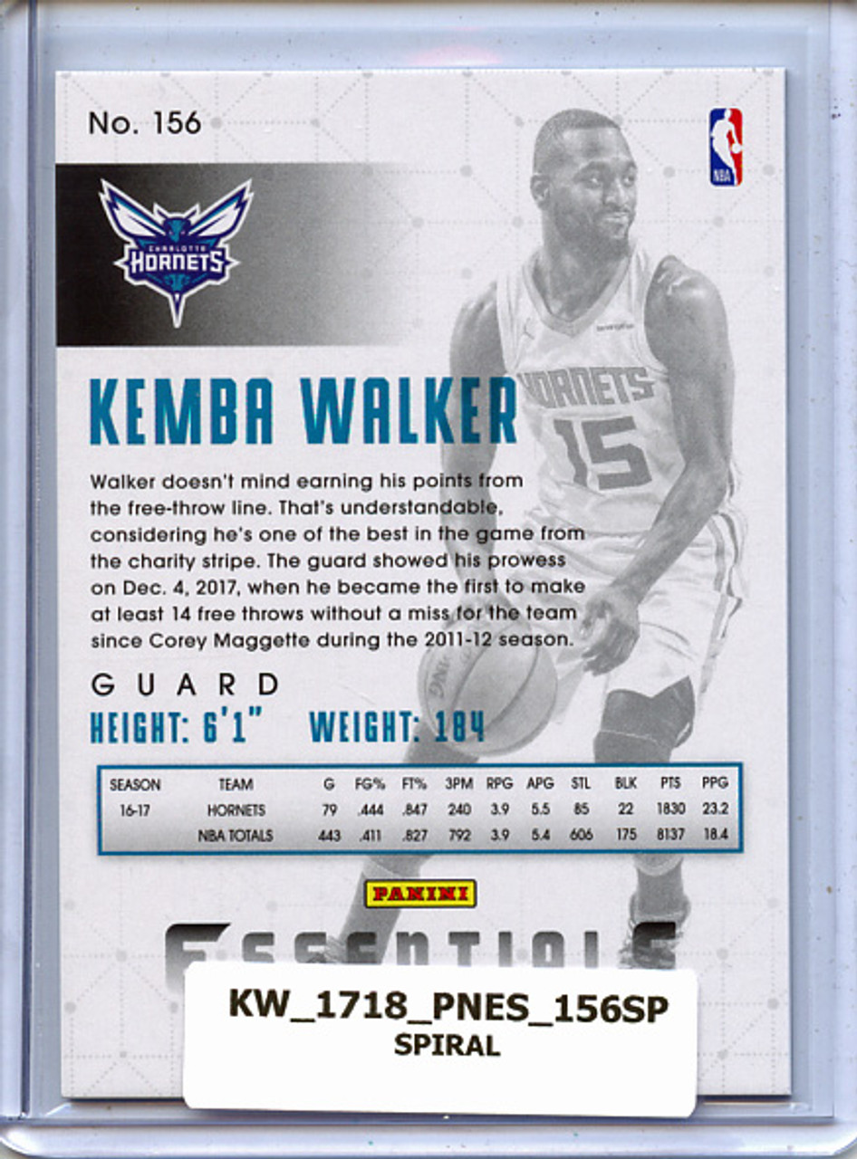 Kemba Walker 2017-18 Essentials #156 Spiral