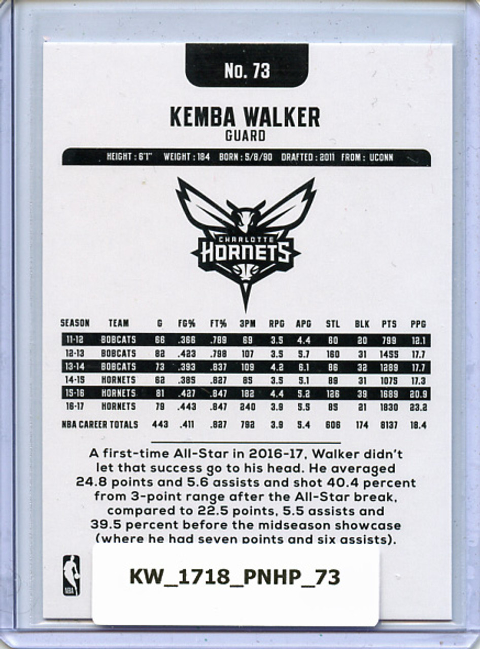Kemba Walker 2017-18 Hoops #73