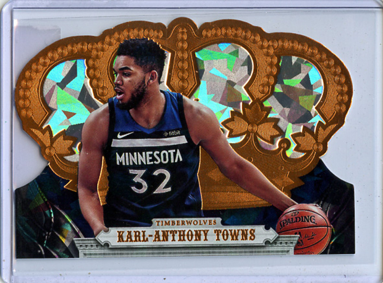 Karl-Anthony Towns 2017-18 Crown Royale #168 Crystal (#11/99)