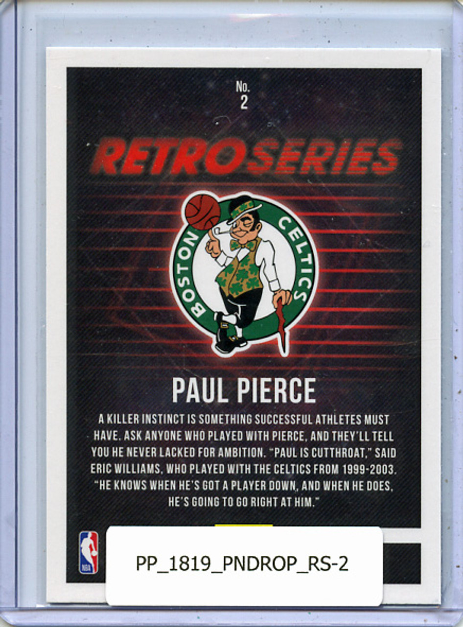 Paul Pierce 2018-19 Donruss Optic, Retro Series #2