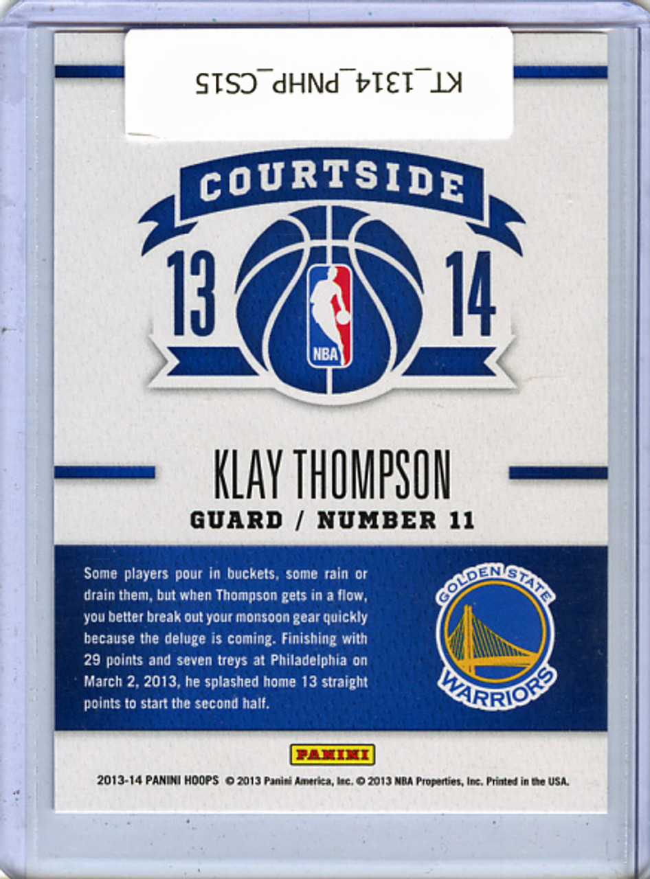 Klay Thompson 2013-14 Hoops, Courtside #15