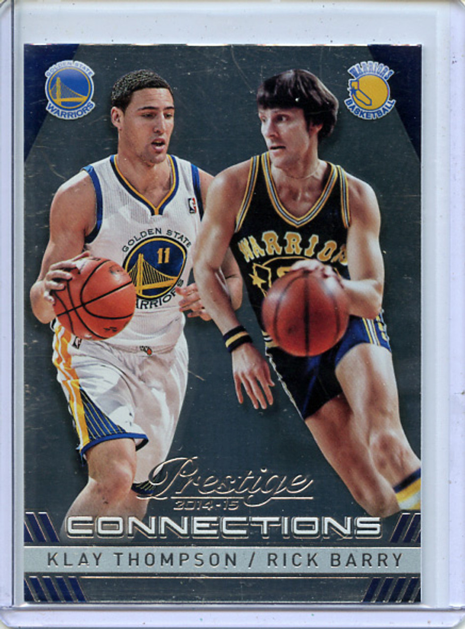 Klay Thompson, Rick Barry 2014-15 Prestige Plus, Connections #11