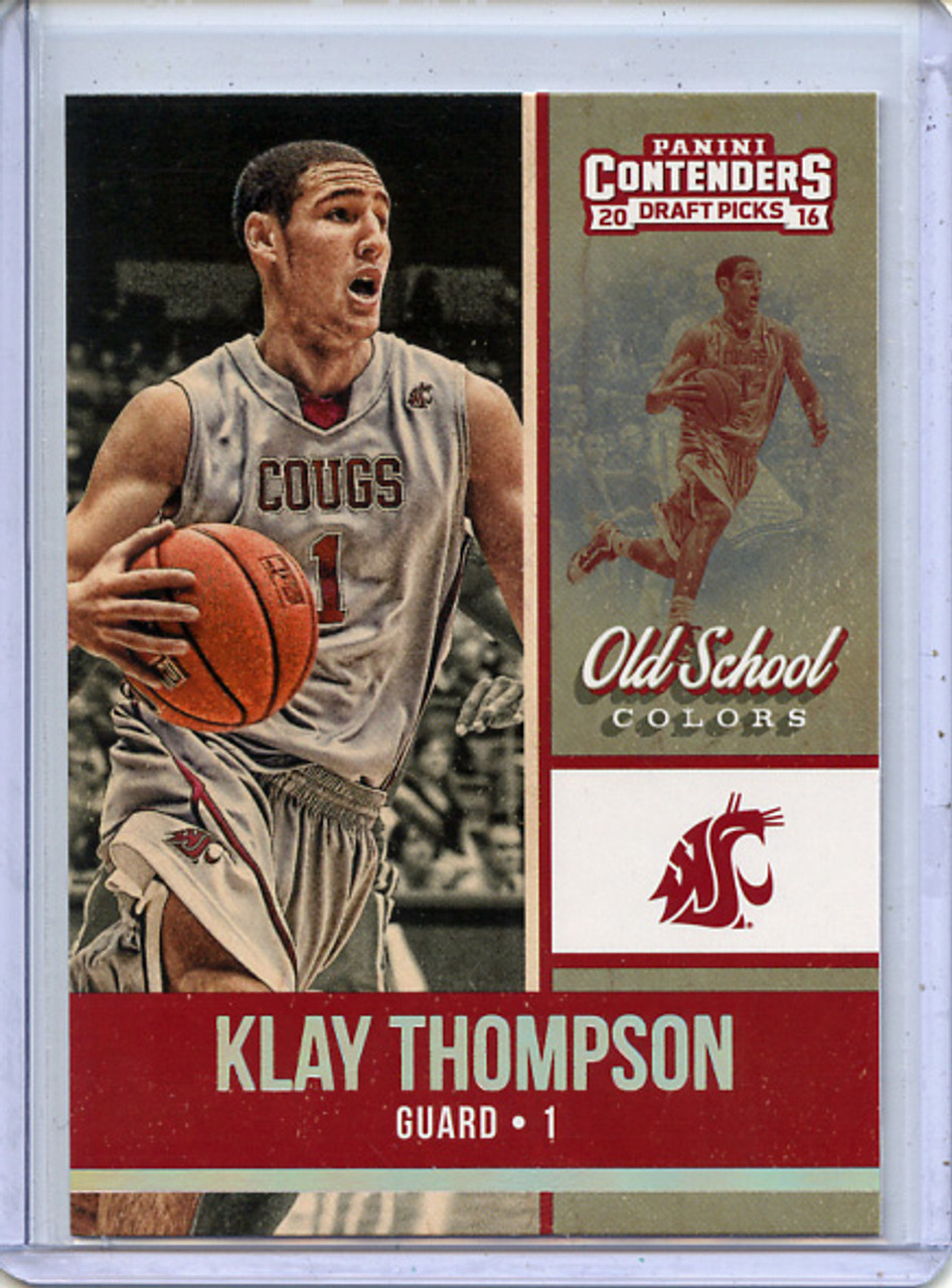Klay Thompson 2016-17 Contenders Draft Picks, Old School Colors #14
