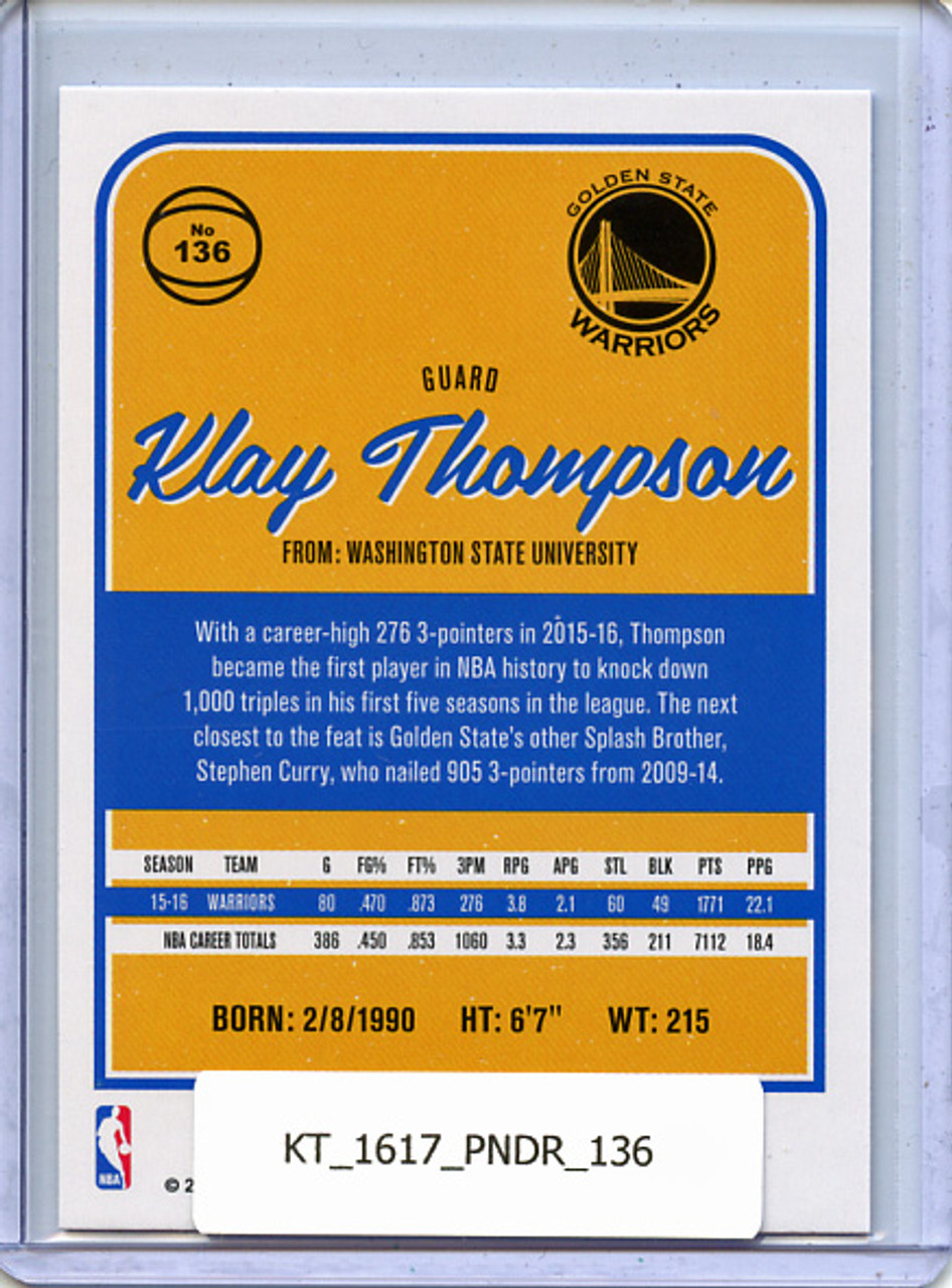 Klay Thompson 2016-17 Donruss #136