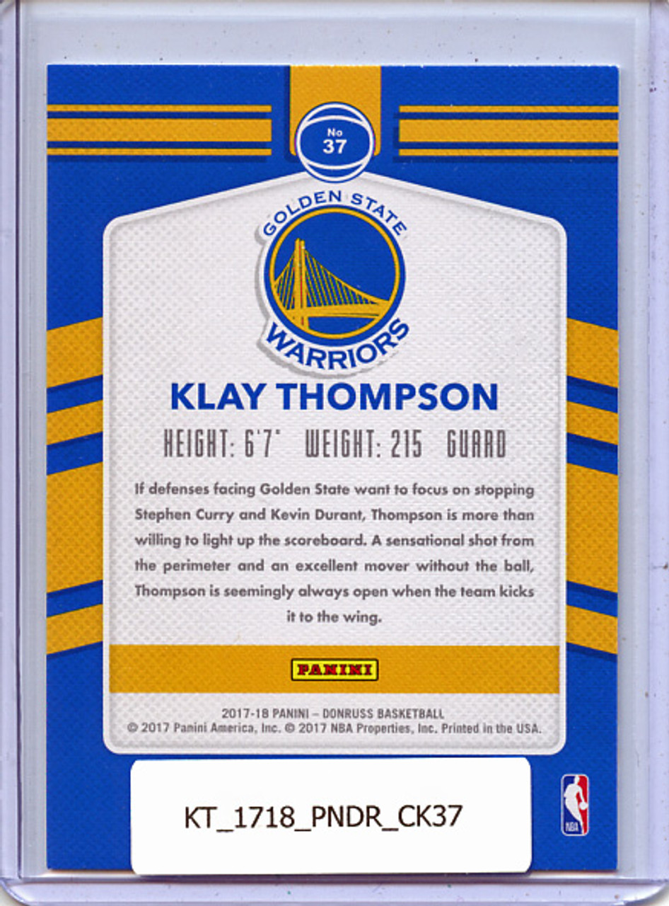Klay Thompson 2017-18 Donruss, Court Kings #37