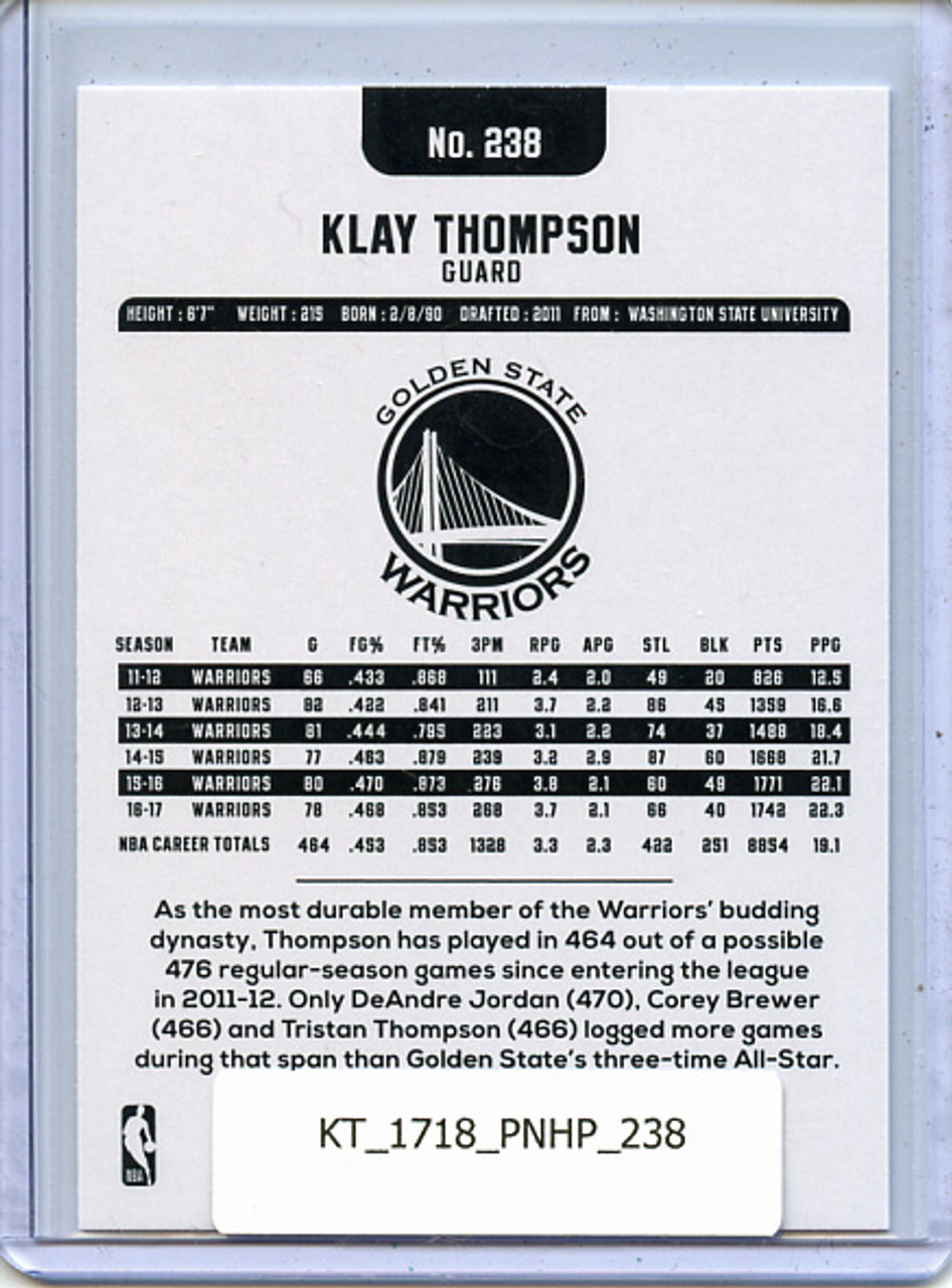 Klay Thompson 2017-18 Hoops #238