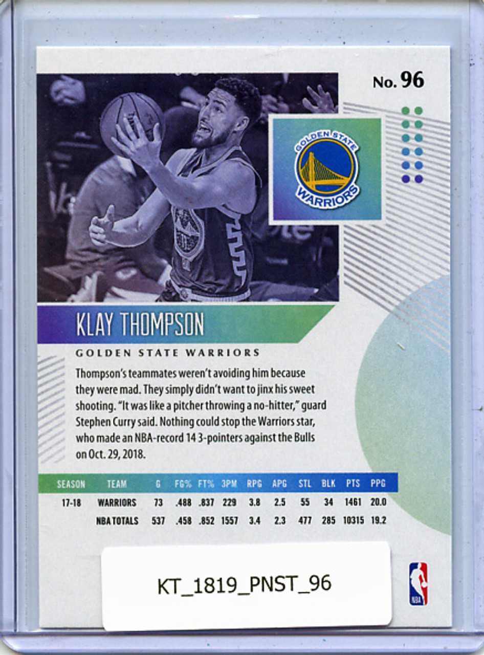 Klay Thompson 2018-19 Status #96