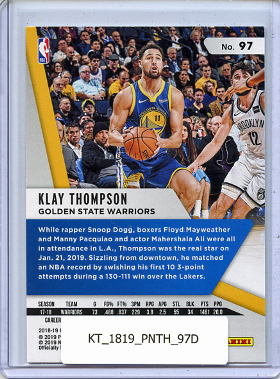 Klay Thompson 2018-19 Threads #97 Dazzle