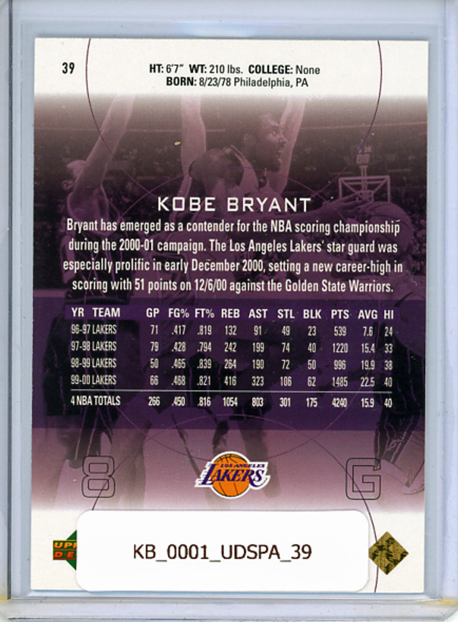 Kobe Bryant 2000-01 SP Authentic #39