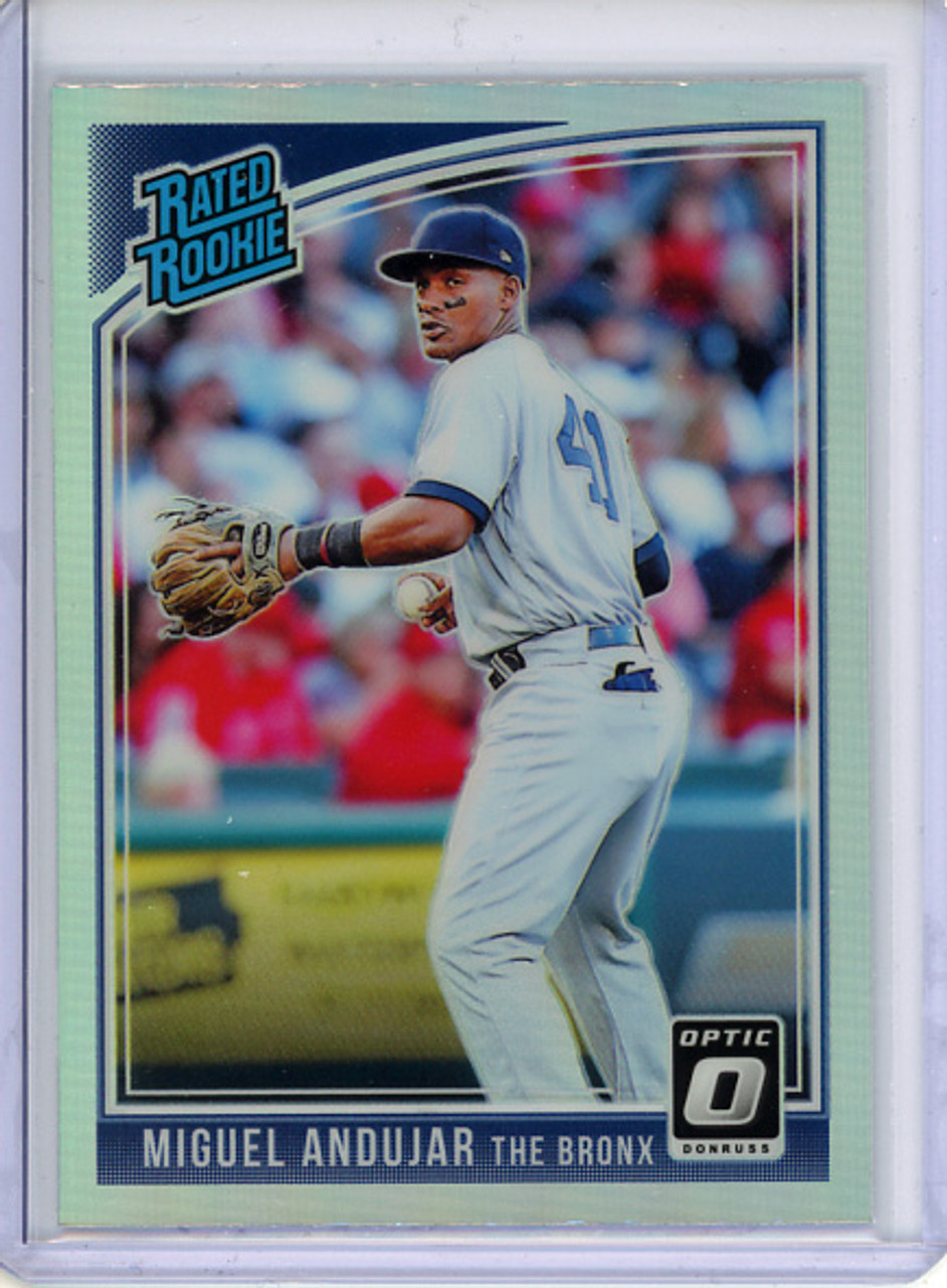 Miguel Andujar 2018 Donruss Optic #31 Holo Team Name Variation "The Bronx"