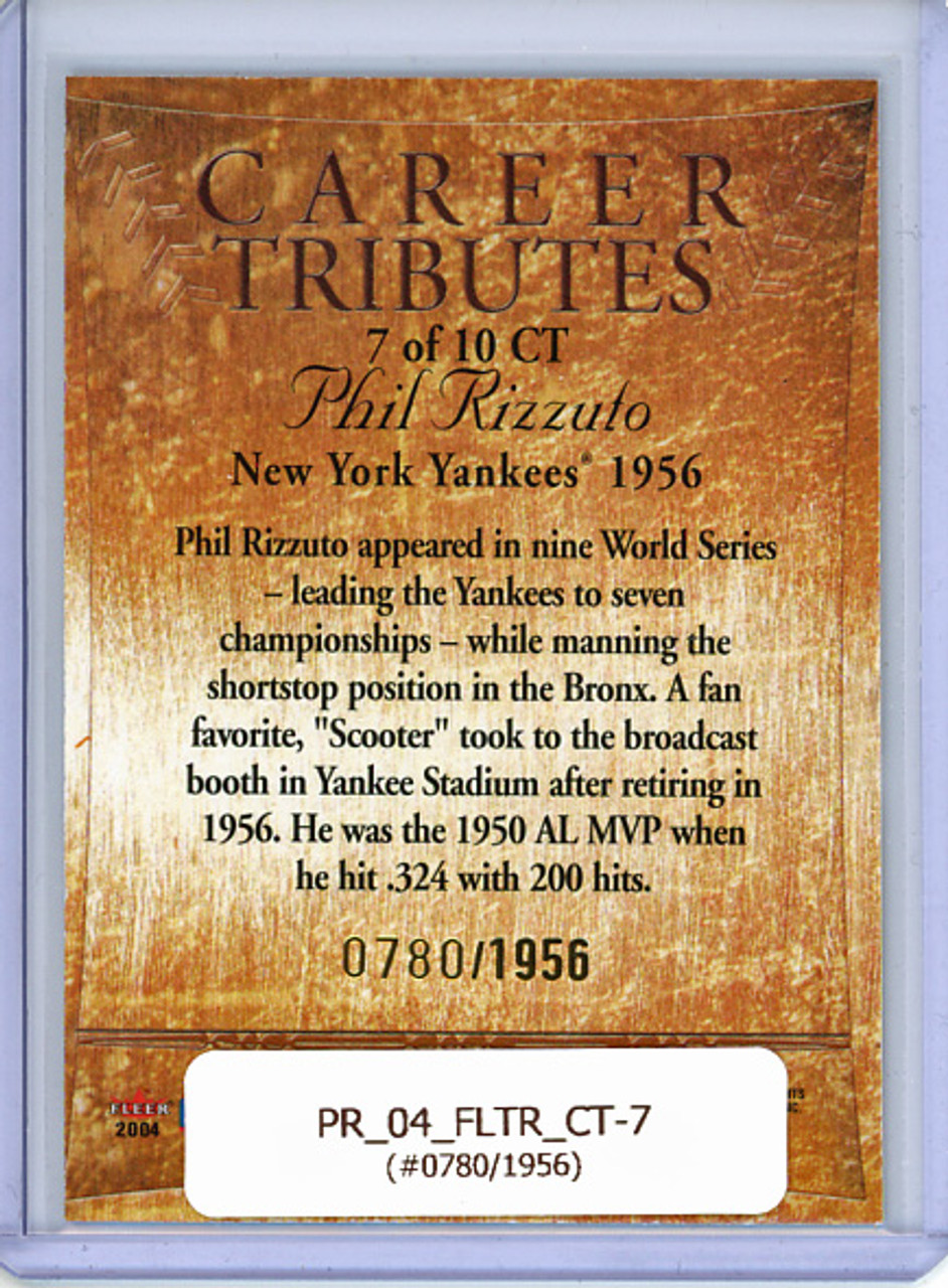 Phil Rizzuto 2004 Tradition, Career Tributes #CT-7 (#0780/1956)