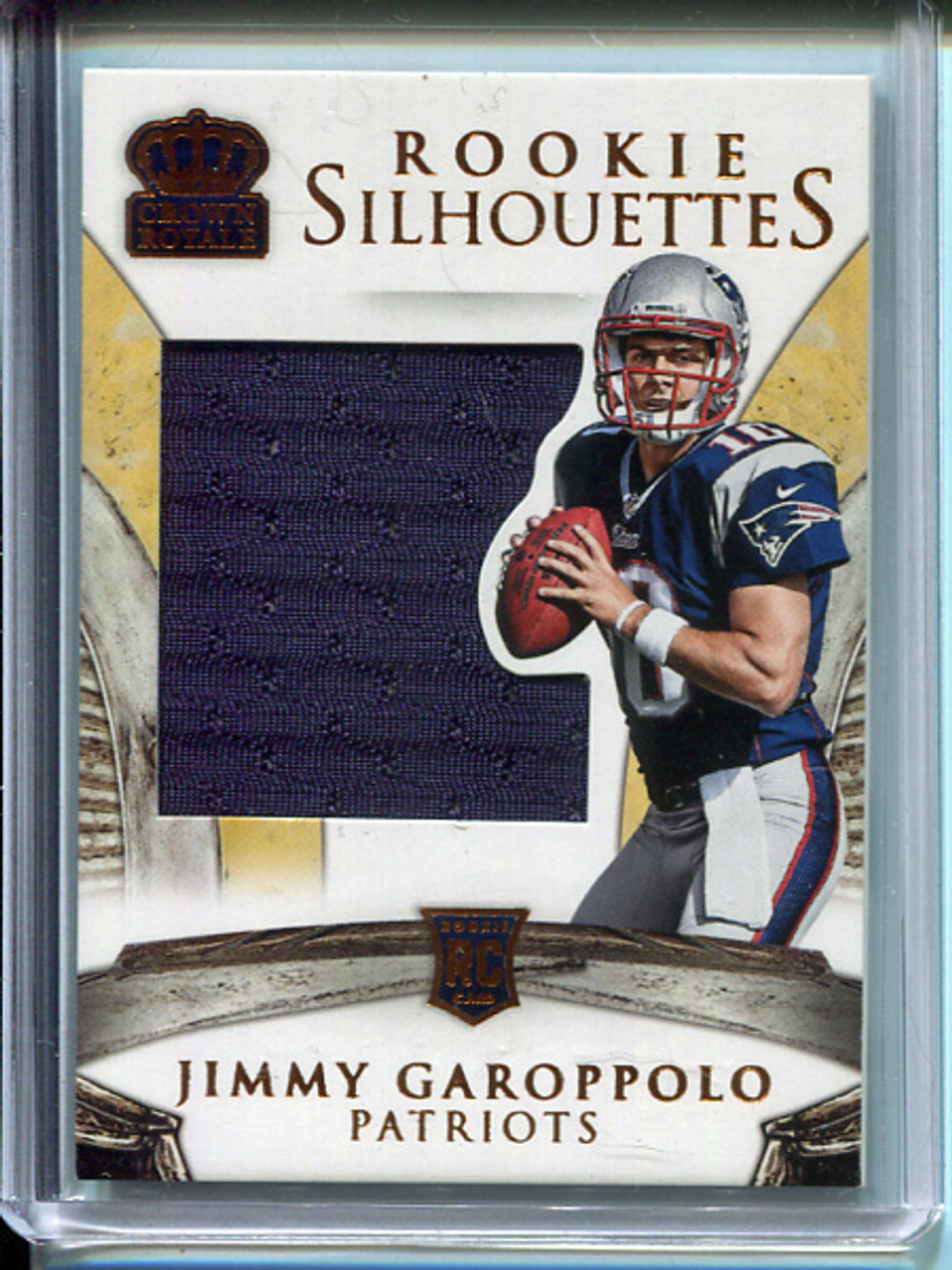 Jimmy Garoppolo 2014 Crown Royale #220 Rookie Silhouettes (#010/199)