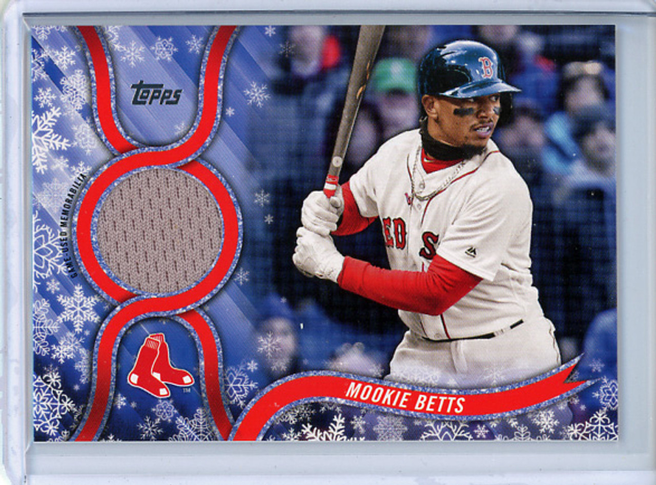 Mookie Betts 2018 Topps Holiday, Relics #R-MB