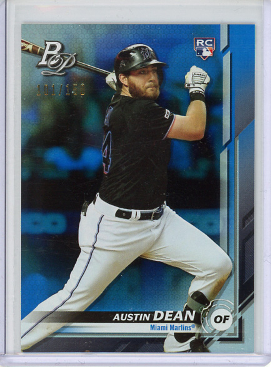 Austin Dean 2019 Bowman Platinum #50 Blue (#101/150)