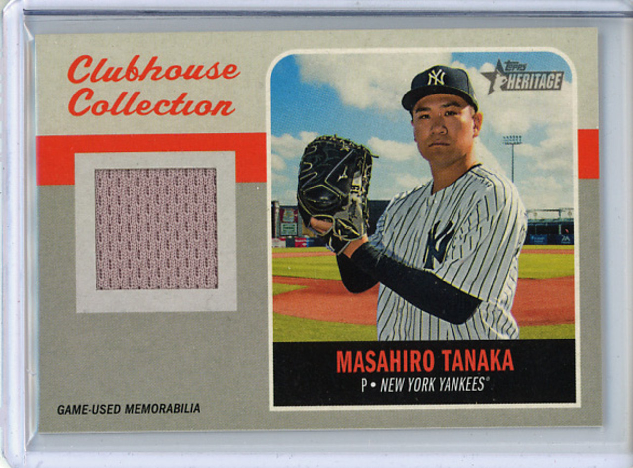 Masahiro Tanaka 2019 Heritage, Clubhouse Collections Relics #CCR-MT (1)