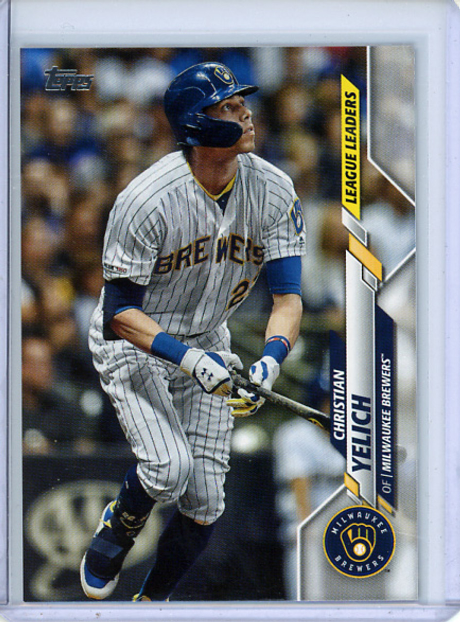Christian Yelich 2020 Topps #143 League Leaders