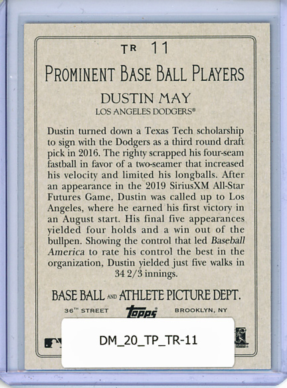 Dustin May 2020 Topps, Turkey Red #TR-11