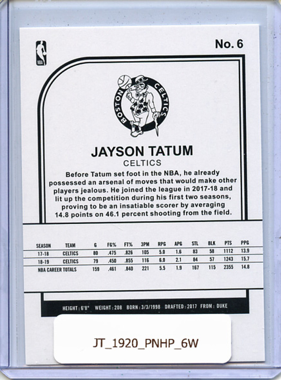 Jayson Tatum 2019-20 Hoops #6 Winter