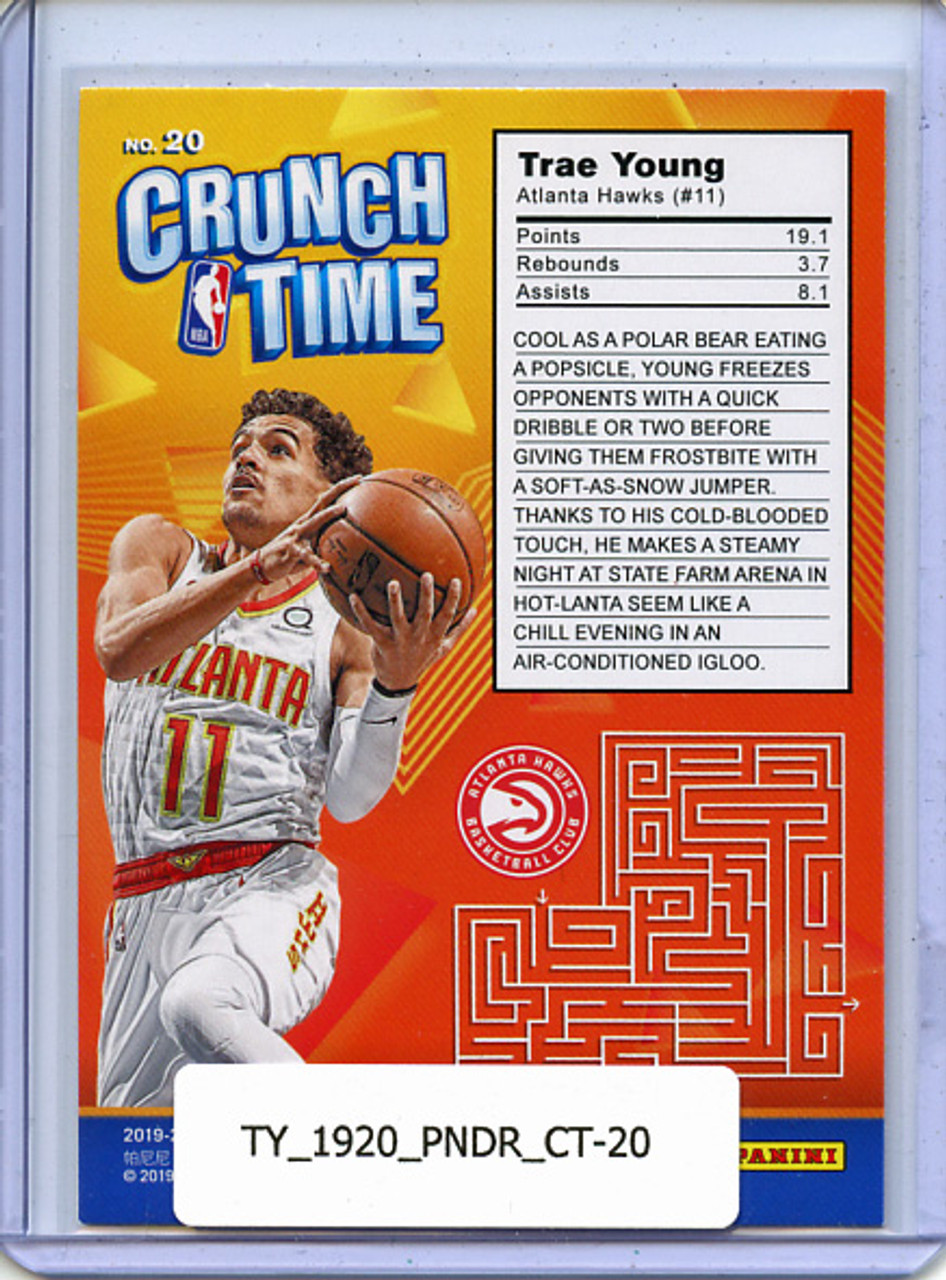 Trae Young 2019-20 Donruss, Crunch Time #20