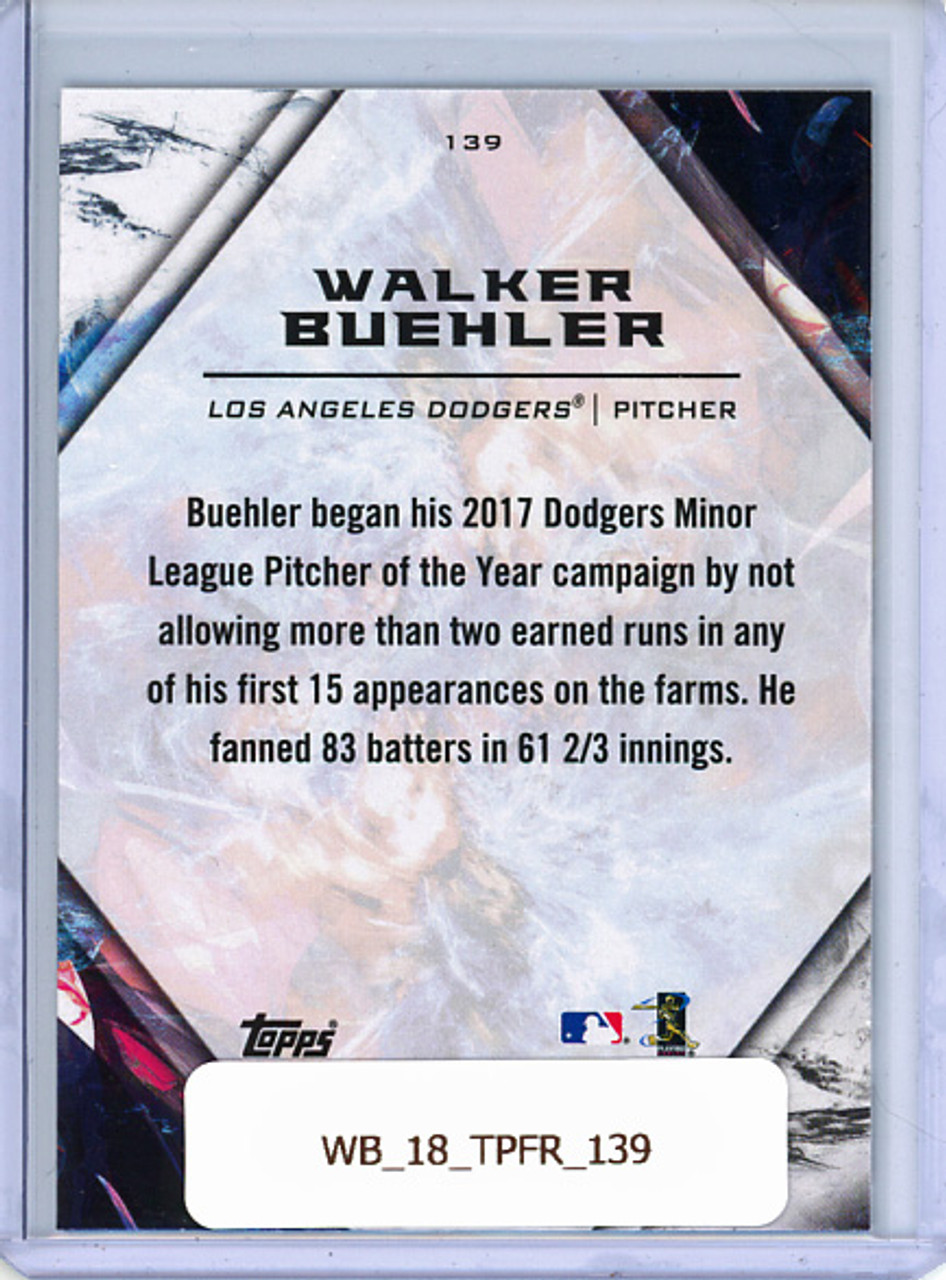 Walker Buehler 2018 Topps Fire #139