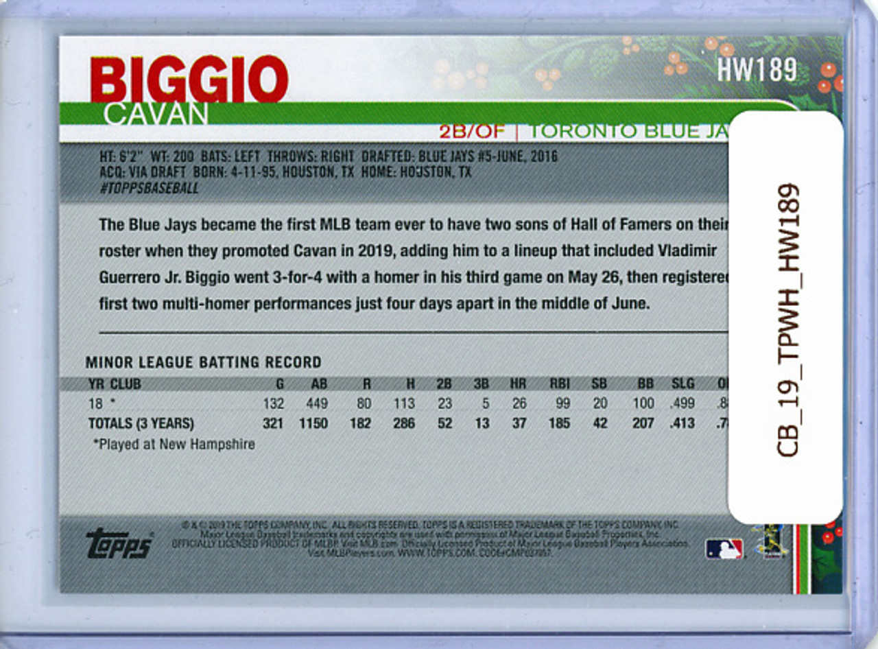 Cavan Biggio 2019 Topps Walmart Holiday #HW189