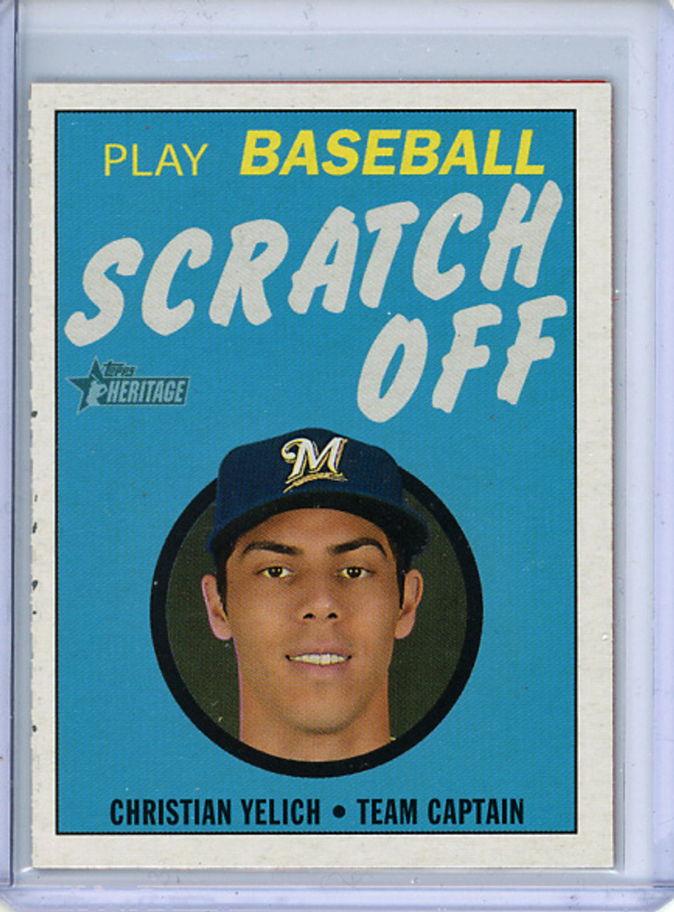 Christian Yelich 2020 Heritage, Scratch Off #6