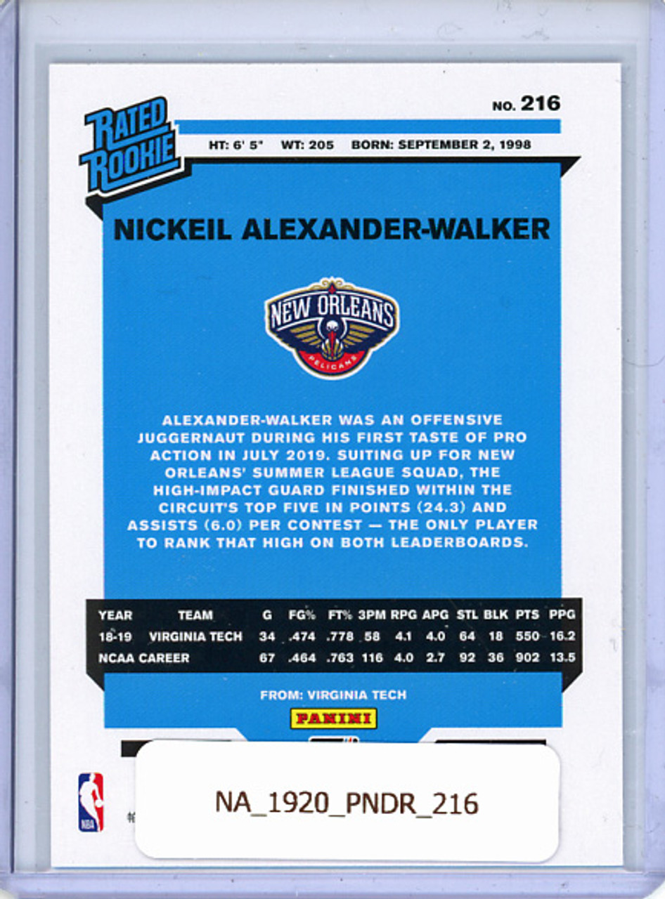 Nickeil Alexander-Walker 2019-20 Donruss #216
