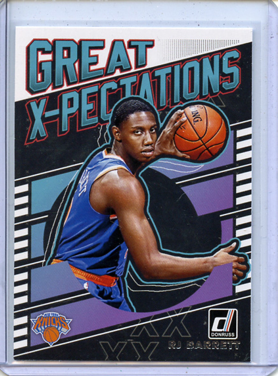 RJ Barrett 2019-20 Donruss, Great X-Pectations #9