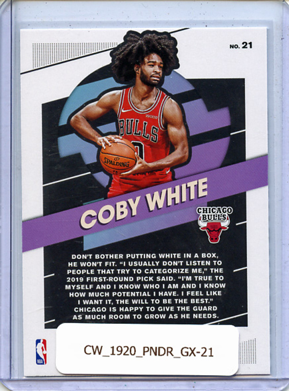 Coby White 2019-20 Donruss, Great X-Pectations #21