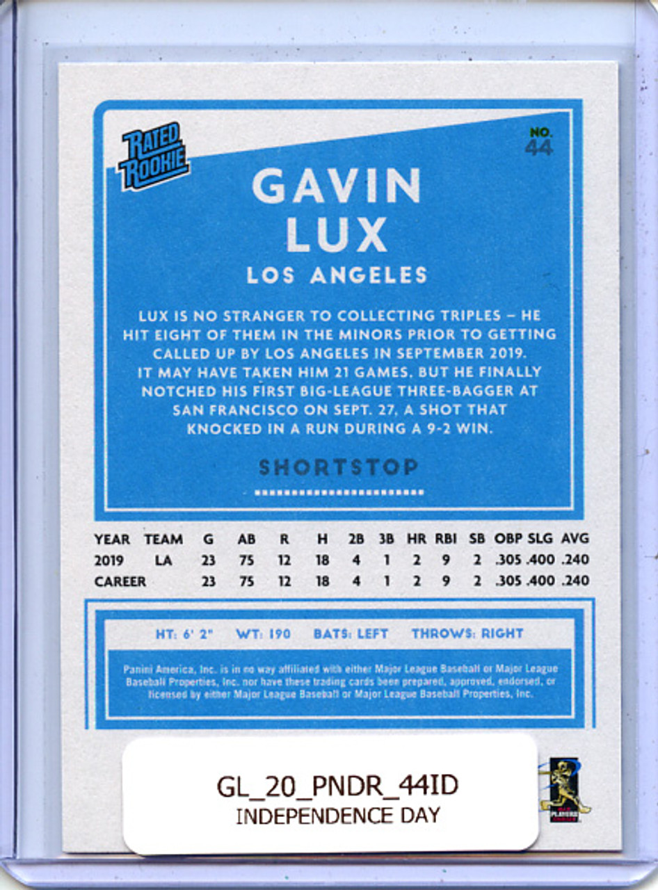 Gavin Lux 2020 Donruss #44 Independence Day