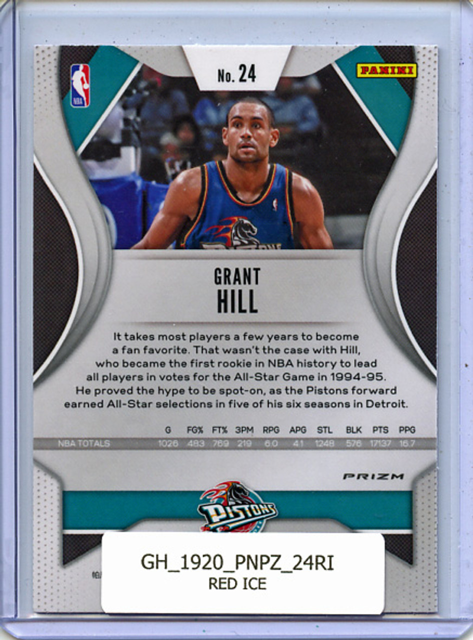 Grant Hill 2019-20 Prizm #24 Red Ice
